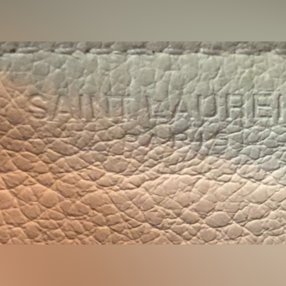 Saint Laurent Beige and Black Wallet with Dust Bag - Picture 12 of 13